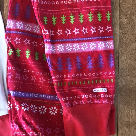 Girls size 10 American Girl “Peace Love Joy” pajamas - Picture 3 of 5